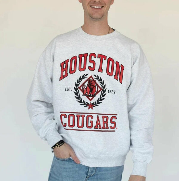 Vintage NCAA Houston Cougars EST 1927 Sweatshirt
