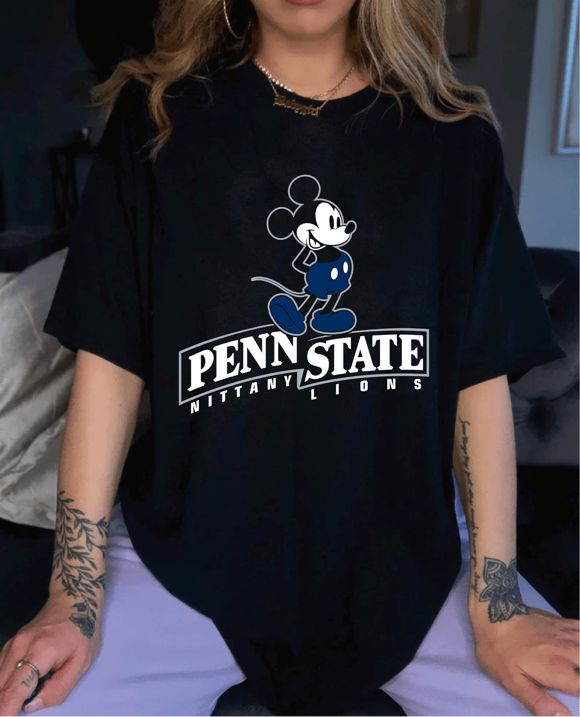 Vintage NCAA Penn State Nittany Lions Mickey Unisex Shirt Vintage NCAA Penn State Nittany Lions Mickey Unisex Shirt