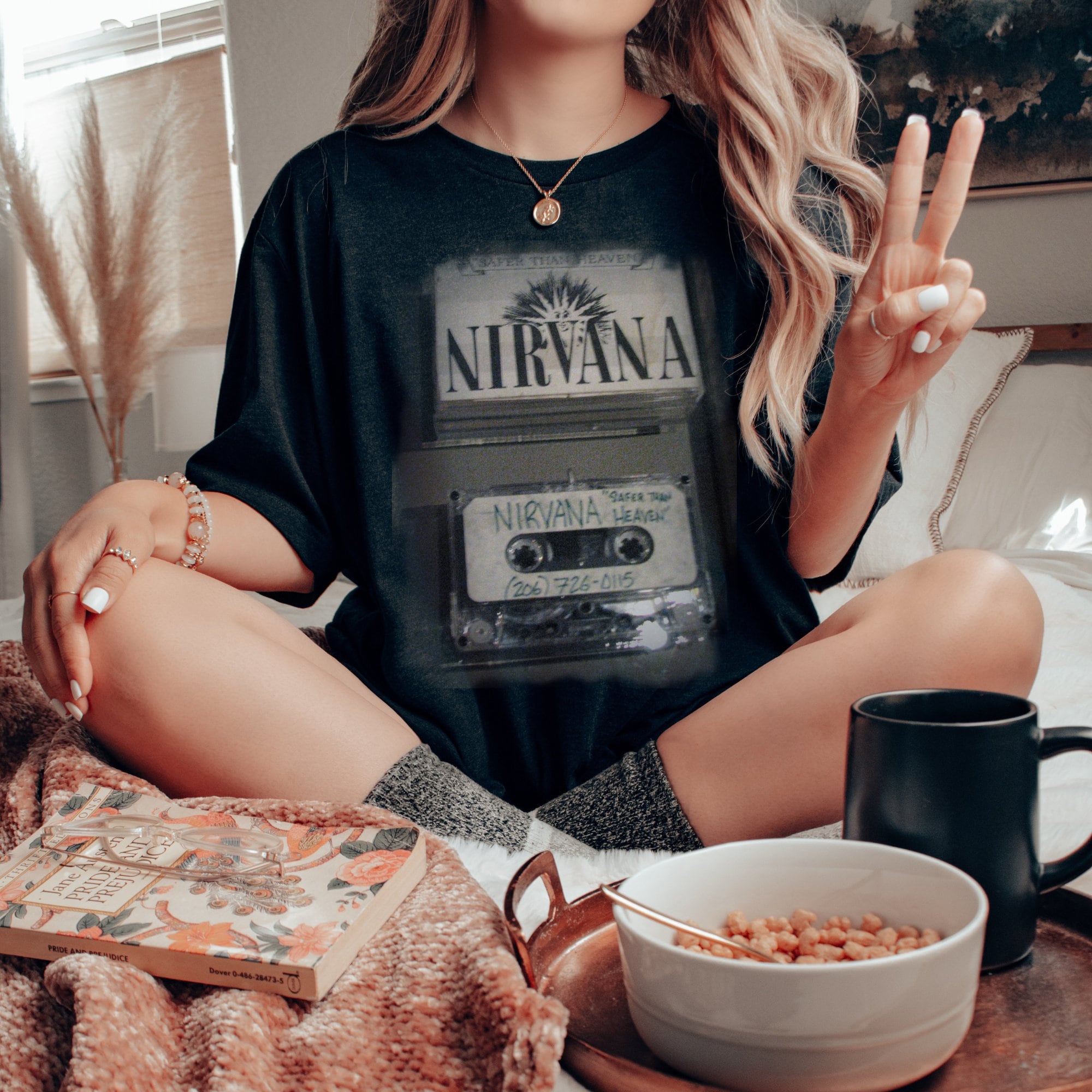 Vintage Nirvana Cassette Tape 90s Trend Shirt Vintage Nirvana Cassette Tape 90s Trend Shirt