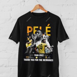 Vintage Pele Brazil Rest In Peace 1940-2022 Shirt