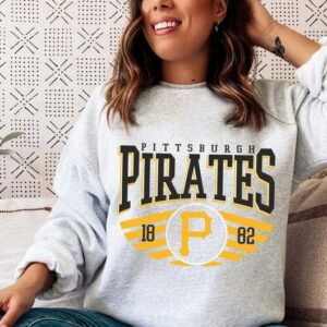 Vintage Pittsburgh Pirate Est 1887 Crewneck Sweatshirt