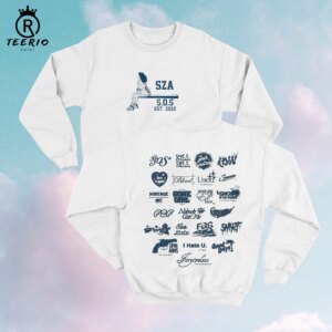 Vintage SZA Full Tracklist Merch Shirt