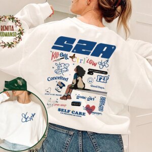 Vintage SZA SOS Full Tracklist Ghost At The Machine Sweatshirt Shirt