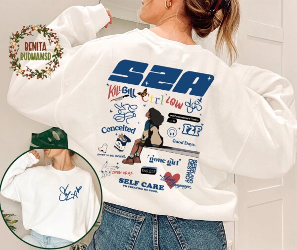 Vintage SZA SOS Full Tracklist Ghost At The Machine Sweatshirt Shirt