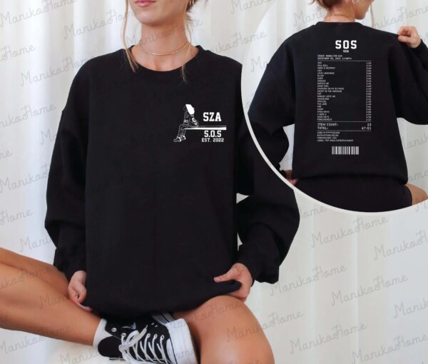 Vintage SZA SOS Full Tracklist Shirt Hoodie