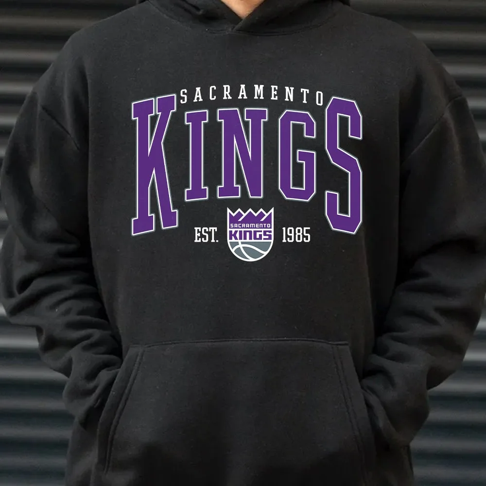 Vintage Sacramento Kings Basketball Fan Sweatshirt Unisex Tee Vintage Sacramento Kings Basketball Fan Sweatshirt Unisex Tee