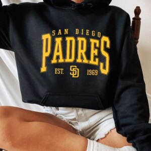 Vintage San Diego Padres Baseball Sweatshirt Hoodie Shirt