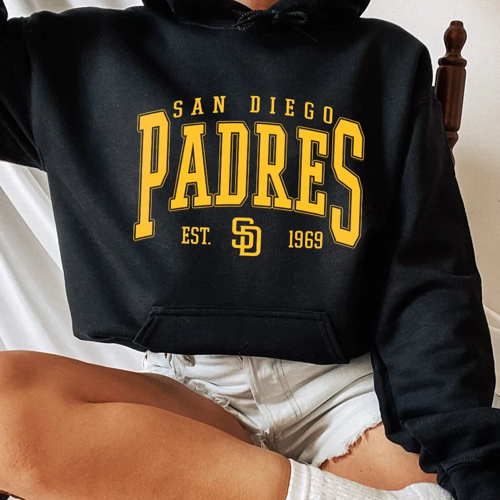 Vintage San Diego Padres Baseball Sweatshirt Hoodie Shirt Vintage San Diego Padres Baseball Sweatshirt Hoodie Shirt