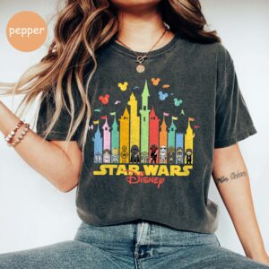 Vintage Star Wars Character Disney Group Matching Shirt
