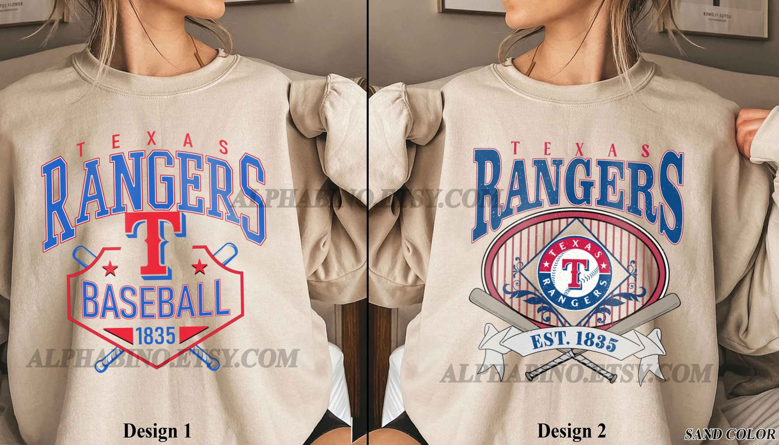 Vintage Texas Baseball Fan Game Day Sweatshirt Vintage Texas Baseball Fan Game Day Sweatshirt