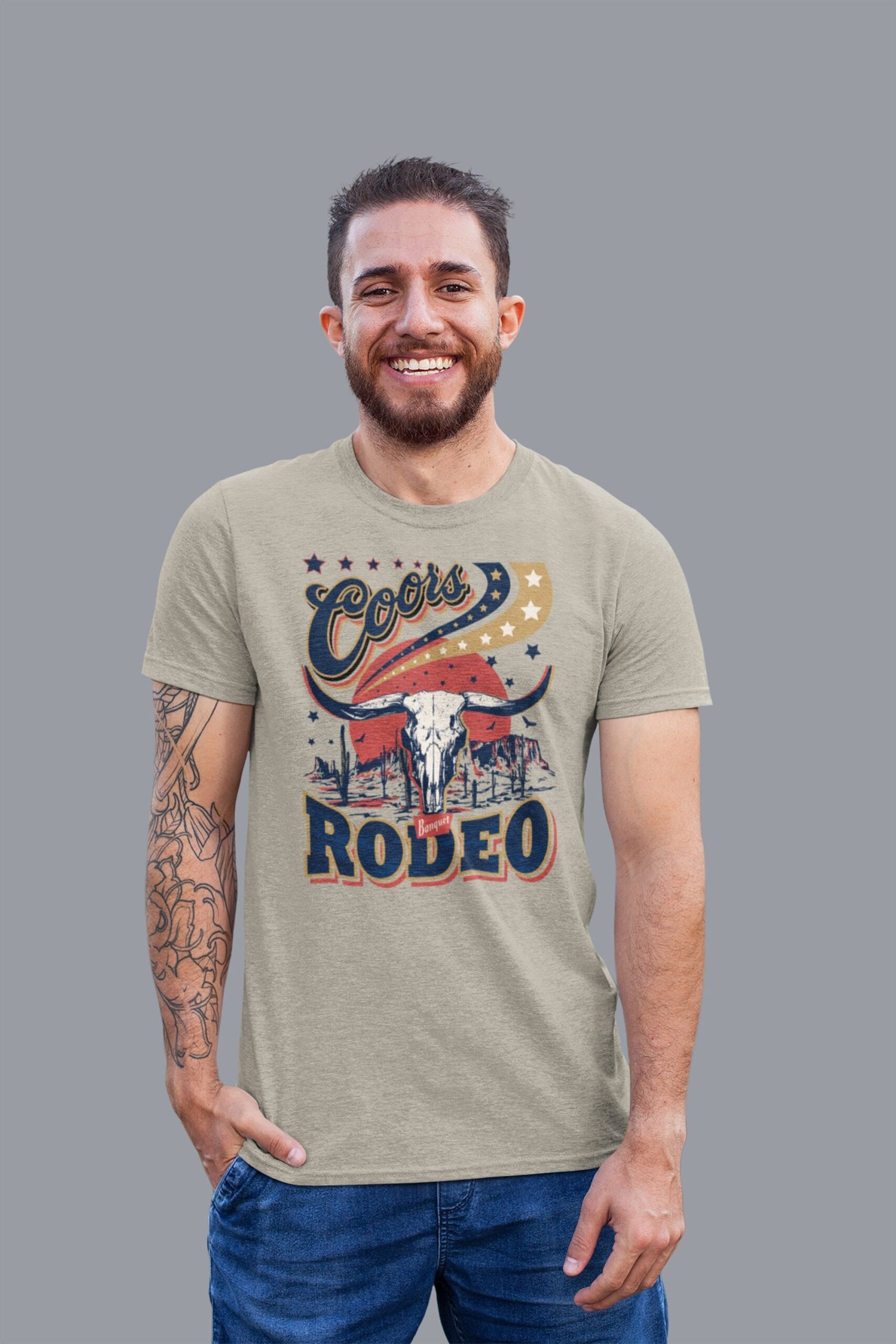 Vintage The Original Coors Cowboy Western Beer Shirt Vintage The Original Coors Cowboy Western Beer Shirt