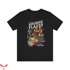 Warhammer 40k T-Shirt Chaos Khorne Flakes Fortified Blood