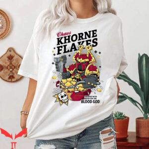 Warhammer 40k T-Shirt Chaos Khorne Flakes Video Game