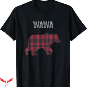 Wawa Hoagiefest T-shirt Red Plaid Wawa Bear Buffalo T-shirt