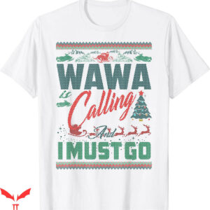 Wawa Hoagiefest T-shirt Wawa Snowmobiling Is Calling Christmas