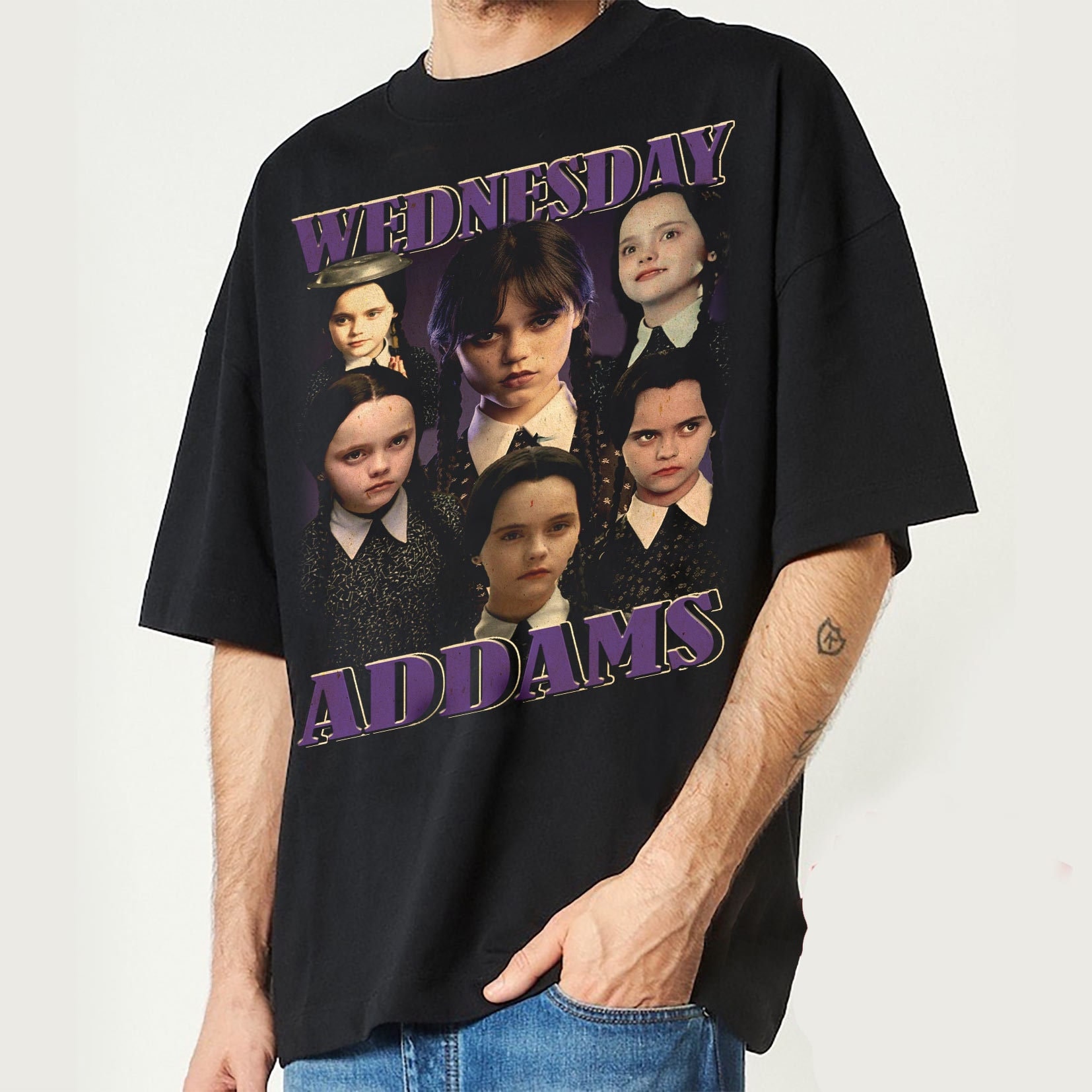 Wednesday Addams Vintage Family Christmas T Shirt 90s Graphic Tee Wednesday Addams Vintage Family Christmas T Shirt 90s Graphic Tee