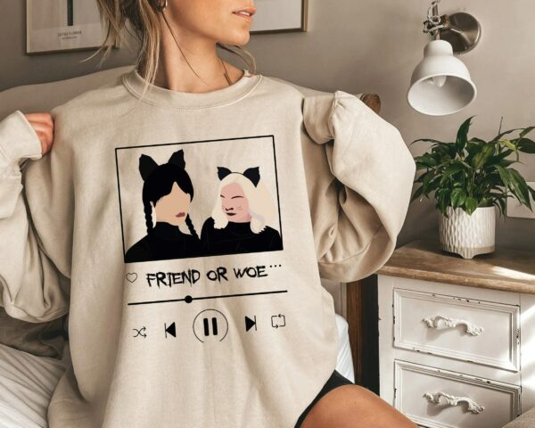 Wednesday And Enid Sinclair Track Sweatshirt Shirt