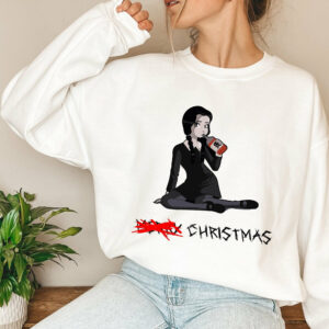 Wednesday Christmas Jenna Ortega Netflix Trending TV Series Sweatshirt Shirt