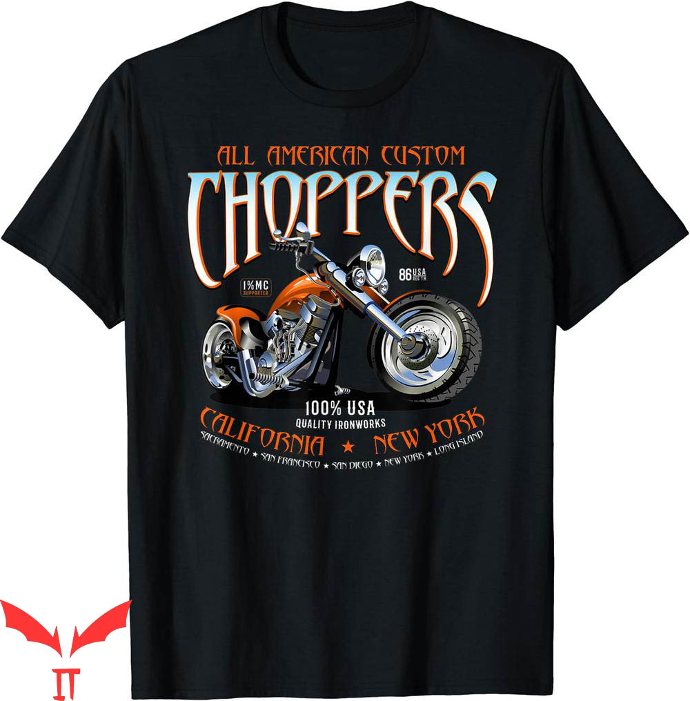 West Coast Choppers T-Shirt All American Custom MC West Coast Choppers T-Shirt All American Custom MC