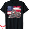 West Coast Choppers T-Shirt American Flag Motorcycle