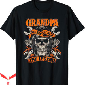 West Coast Choppers T-Shirt Biker Grandpa The Man The Myth
