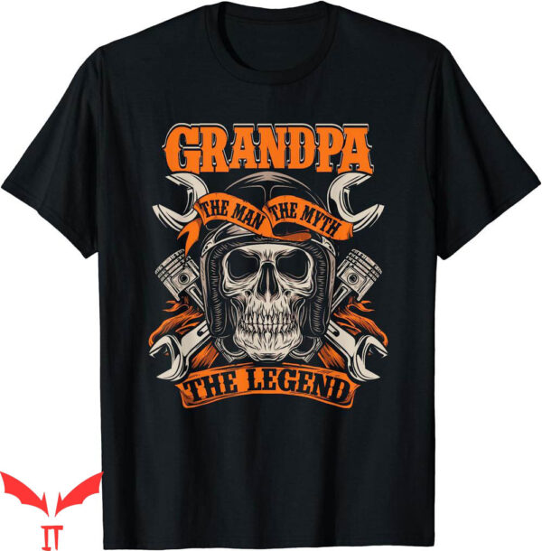 West Coast Choppers T-Shirt Biker Grandpa The Man The Myth