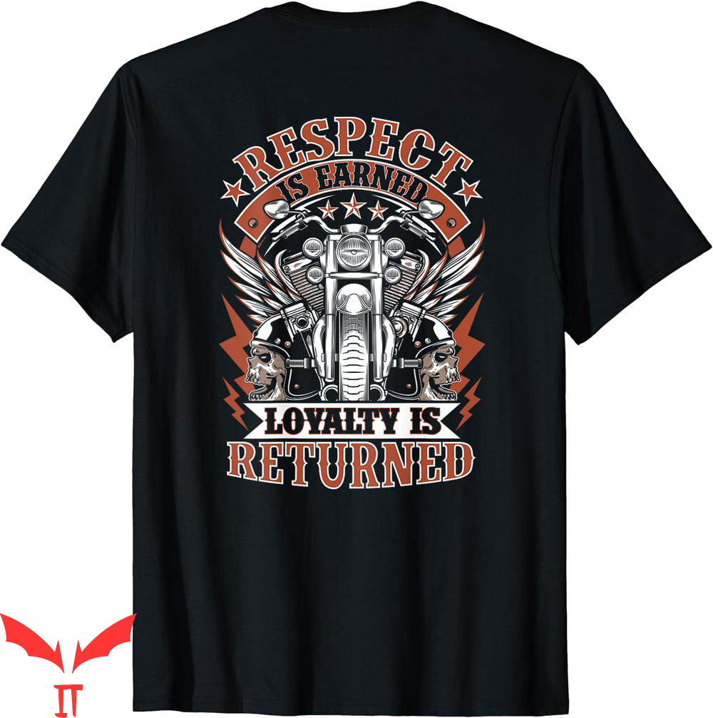 West Coast Choppers T-Shirt Biker Respect Is Earned Loyalty West Coast Choppers T-Shirt Biker Respect Is Earned Loyalty