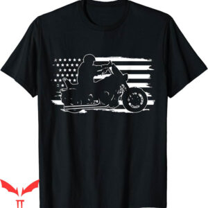 West Coast Choppers T-Shirt Patriotic Motorcycle Vintage