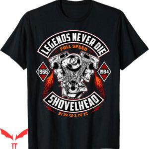 West Coast Choppers T-Shirt Shovelhead Motor
