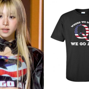 Where We Go One All TWICE’s Chaeyoung In A QAnon Shirt
