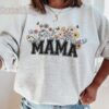 Wildflowers Mama Mothers Day Baby Shower Shirt