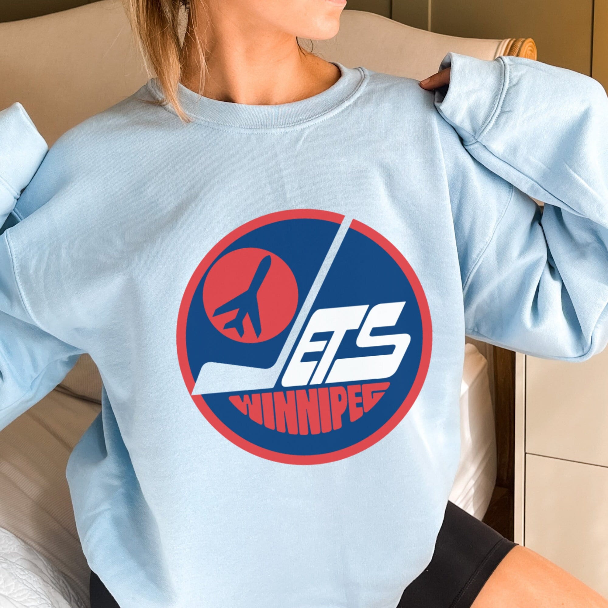 Winnipeg Jets Hockey Crewneck Sweatshirt Winnipeg Jets Hockey Crewneck Sweatshirt