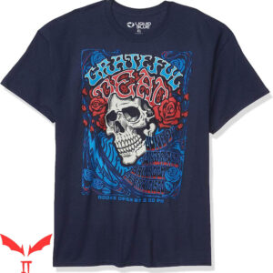 Women Grateful Dead T-Shirt Liquid Bertha Ballroom San Fran