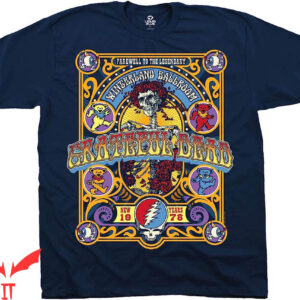 Women Grateful Dead T-Shirt Liquid Closing Of Winterland