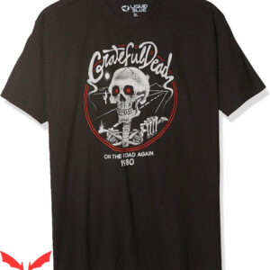 Women Grateful Dead T-Shirt Liquid On The Road Again