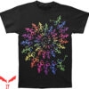 Women Grateful Dead T-Shirt Liquid Spiral Skeletons