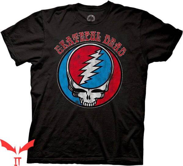 Women Grateful Dead T-Shirt Stealie Face Officially Licensed