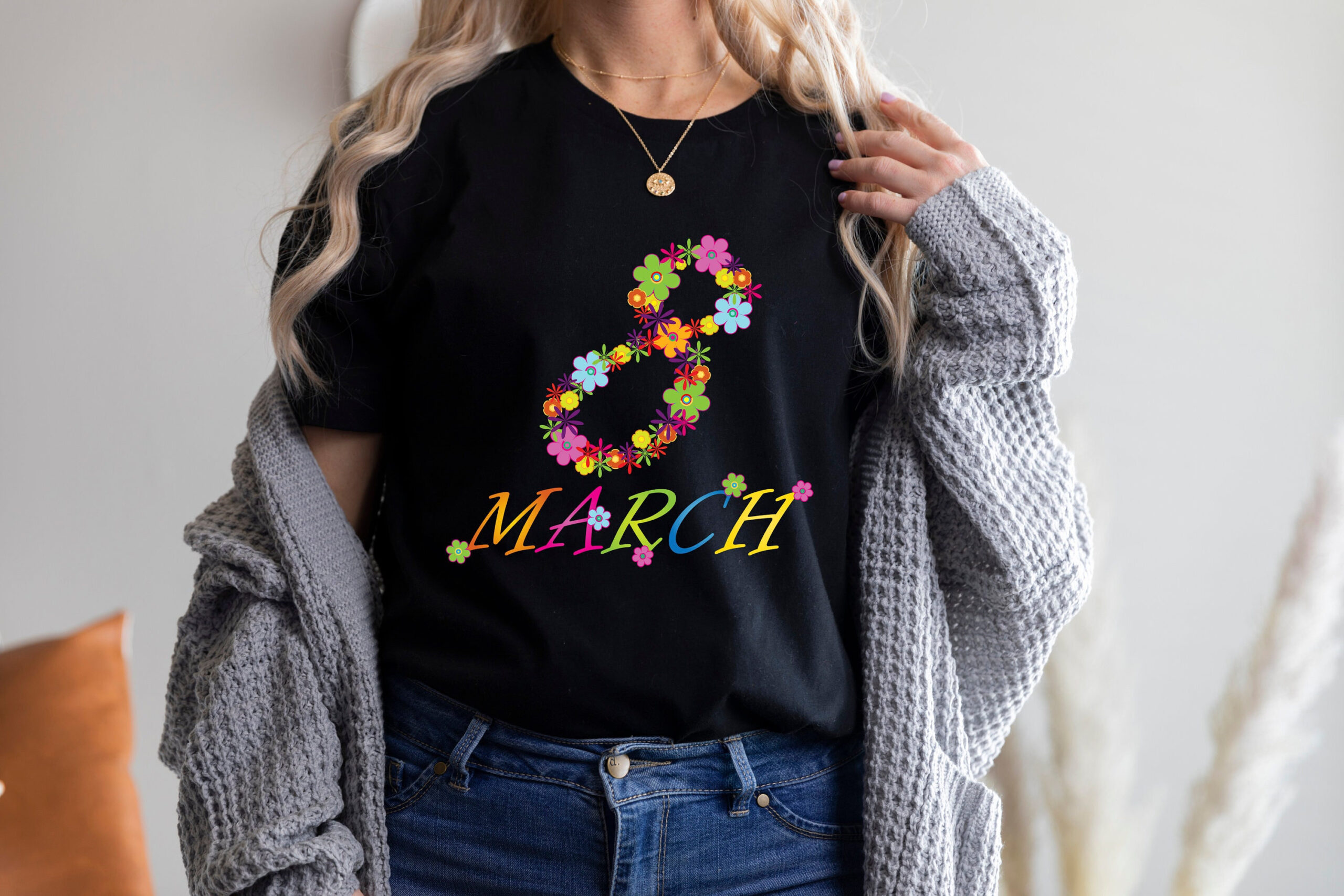 Women's Day 8 March World Woman Feminist Tee Shirt Women's Day 8 March World Woman Feminist Tee Shirt