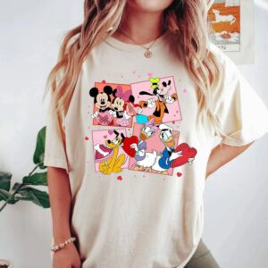 Womens Disney Valentine Sweatshirt Shirt