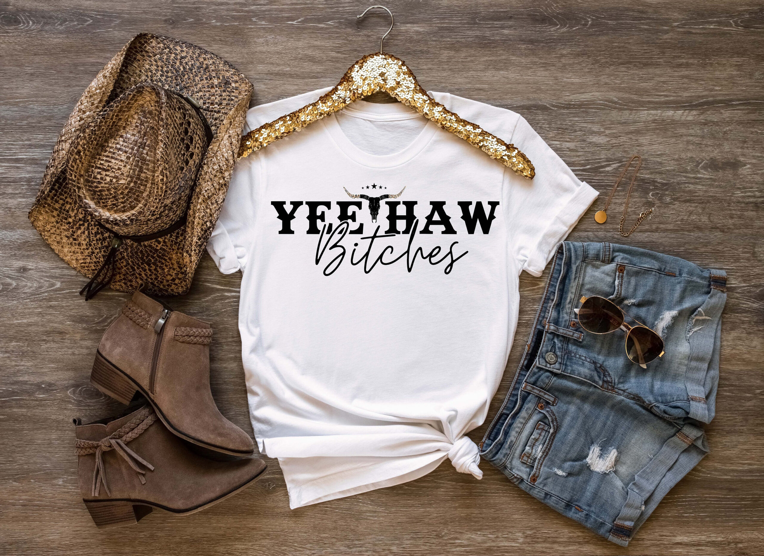 Yee Haw Bitches My Last Rodeo Western Cowgirl Shirt Yee Haw Bitches My Last Rodeo Western Cowgirl Shirt