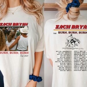Zach Bryan Burn Tour 2023 Shirt Hoodie