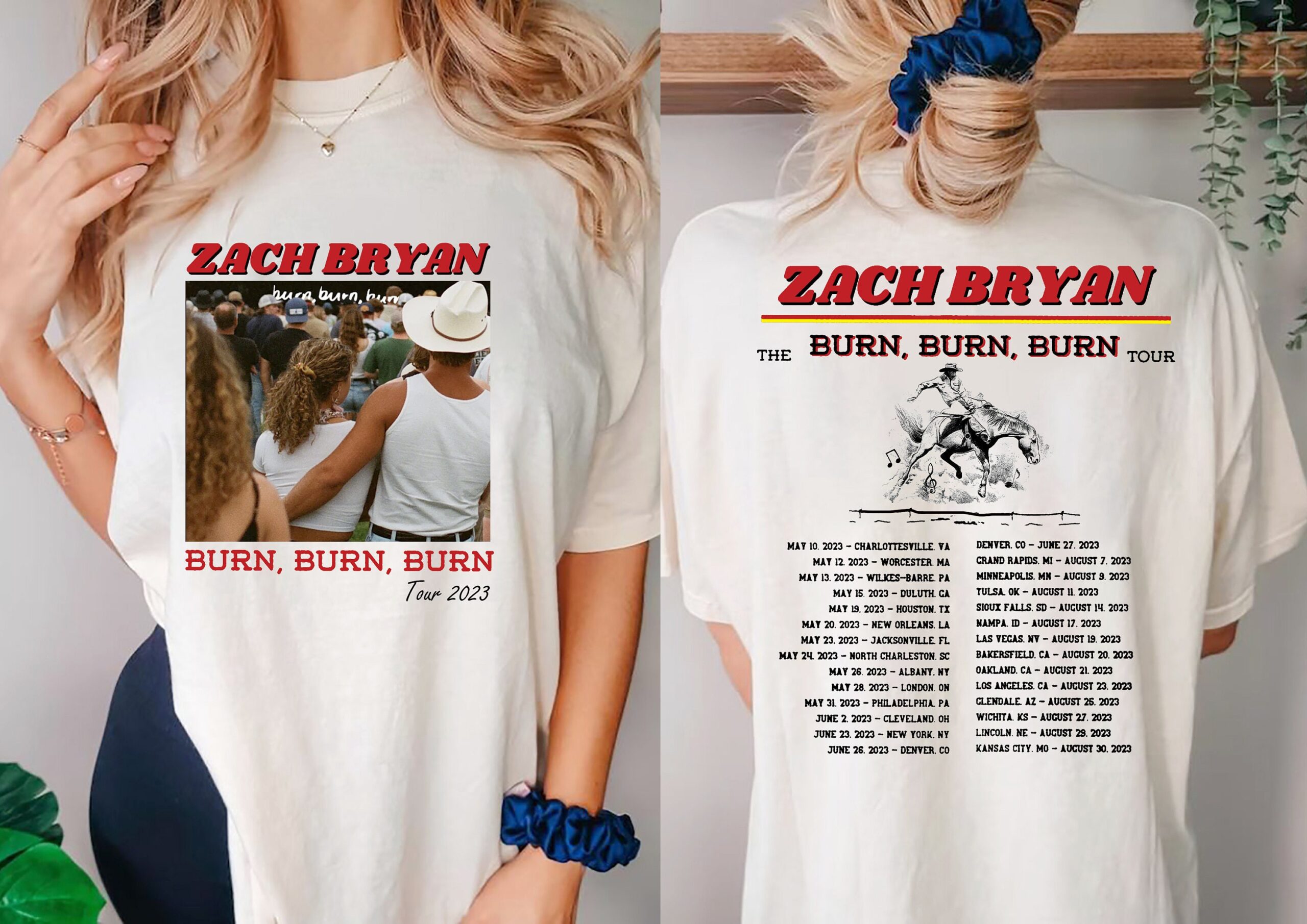Zach Bryan Burn Tour 2023 Shirt Hoodie Zach Bryan Burn Tour 2023 Shirt Hoodie