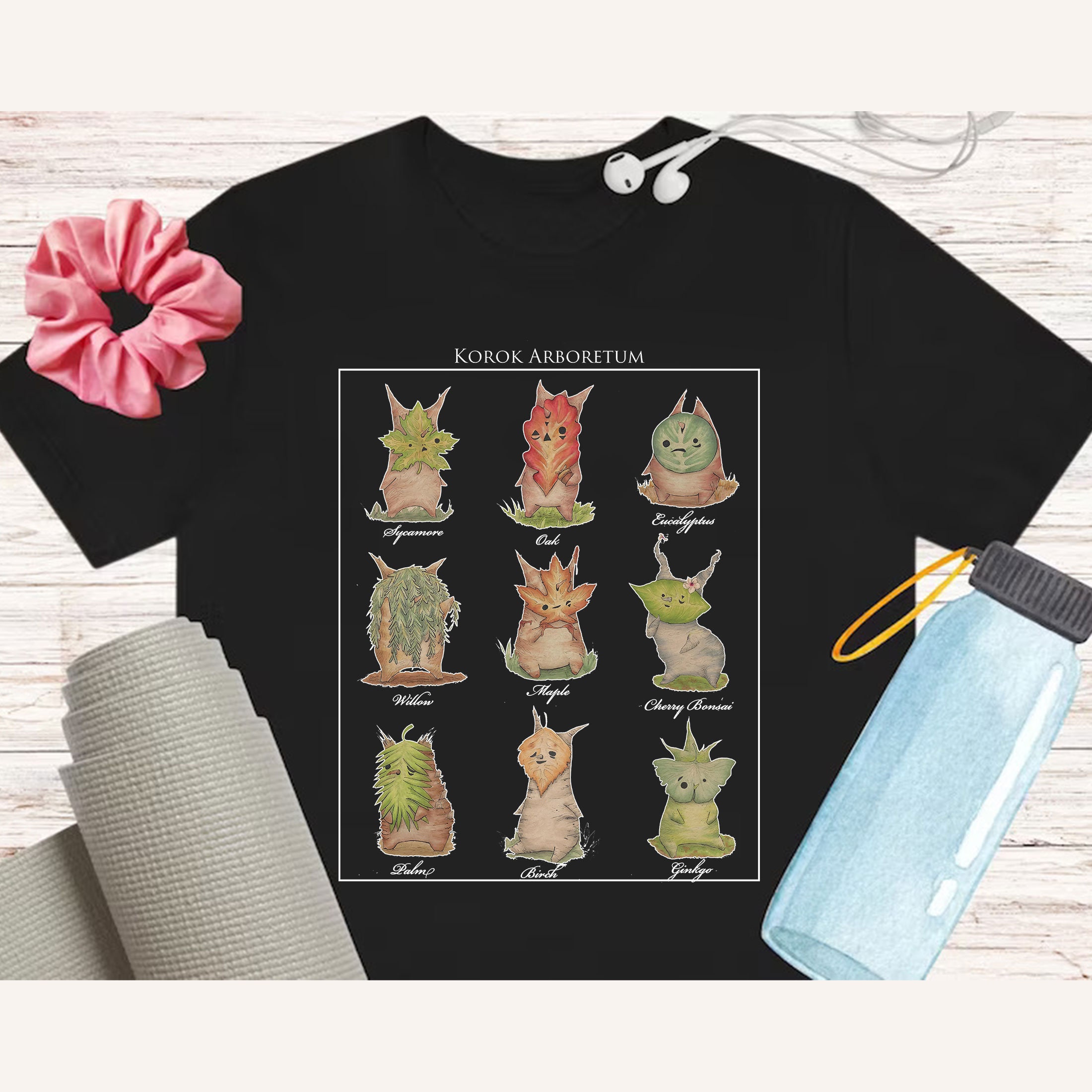 Zelda Korok Hylian Plant Tri Force Shirt Zelda Korok Hylian Plant Tri Force Shirt