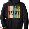 1977 Essentials Hoodie Retro Vintage Top Pullover