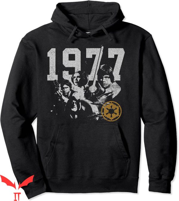 1977 Essentials Hoodie Vintage Rebel Group Pullover