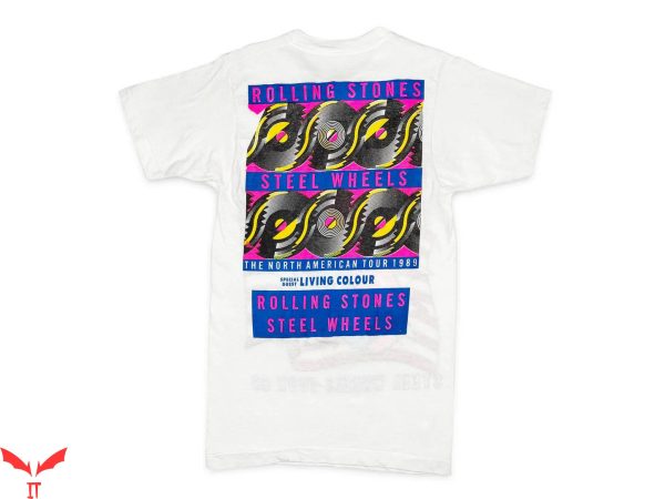 1989 Tour T-shirt 1989 Rolling Stones Steel Wheels Tour