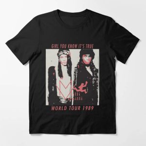 1989 Tour T-shirt Milli Vanilli World Tour 1989 T-shirt