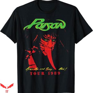 1989 Tour T-shirt Poison Tour 1989 T-shirt