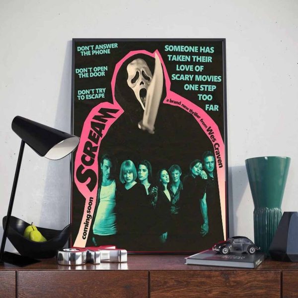 1996 Scream Movie Gift For Fan Poster