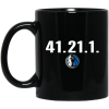 41.21.1 Dallas Mavericks Black Mug